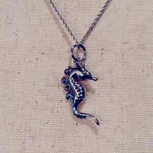 Sterling Silver Seahorse Pendant, listing is for pendant only!